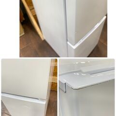 ジ272/ YAMADA ヤマダセレクト 2ドア冷蔵庫 156L フロント庫内LED灯 大容量ドアポケット 2021年の画像
