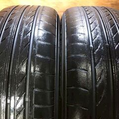 ☆コンパクトカー ノーマルタイヤ付☆スチールホイール 15インチ 6.J PCD100 4穴 ET約50 ハブ径約56 ヨコハマ ブルーアース 185/65R15 2018年 4本 NG180の画像