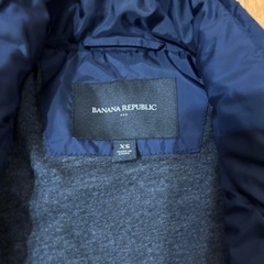 BANANA REPUBLIC ネイビー キルティングダウンベスト XSの画像
