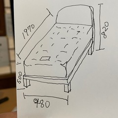 ▪️ホテルにあるような高級▪️シングルベッドの画像