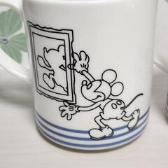 Francfranc　フランフラン　ディズニー　マグカップ　コーヒーカップ　食器　ペアセット　２客　ミッキー&ミニーの画像