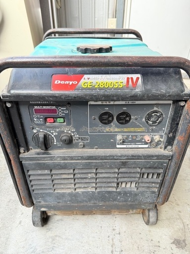 デンヨーインバーター防音型発電機！