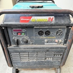 デンヨーインバーター防音型発電機！