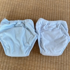 トレーニングパンツ　トイトレ　水色　男の子の画像