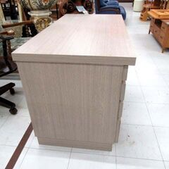 使用感あり 両袖机 幅120×奥行60×高さ70cm 引き出し8杯 デスク 事務用 オフィス 苫小牧西店の画像