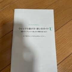 フルウィッグの画像