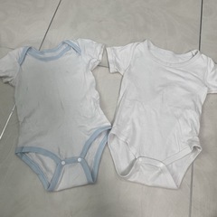 80☆ロンパース肌着5枚の画像