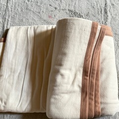 電気毛布　かけ/敷きの画像