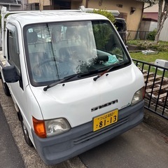 距離少ない‼️スバル　サンバー　軽トラ　四駆　めっちゃ走りますよ😁