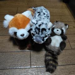 動物園のぬいぐるみ3体セット