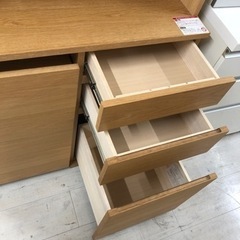 レンジボード　無印良品　オーク材　ナチュラル【トレファク堺福田】 無印良品 1面ドレッサー ナチュラル オーク材 (税込・2018改訂版