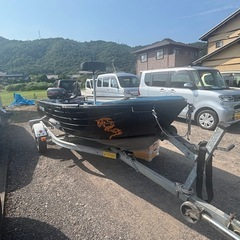 ステーサー　アルミボート　装備品全て込みです