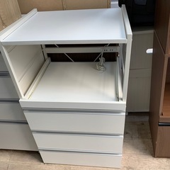 レンジ台　ホワイトの画像