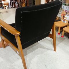 カリモク60｜Kチェア｜1シーター｜モケットブラックの画像