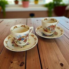 Royal Doulton ロイヤルドルトン バニキンズ カップ＆ソーサー ２客の画像