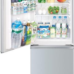 シャープ 冷蔵庫 つけかえどっちもドアタイプ SJ-D14B-S シルバー系137L 静音化設計約23dB 省エネ性能 SHARP 除菌清掃/動作確認の画像