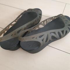 crocs サンダル W8 24.0cm『USED』 の画像