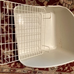 中古うさぎトイレGEX正方形のトイレ（うさぎ用）の画像
