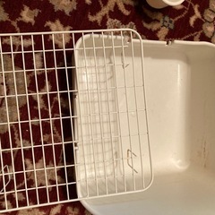 中古うさぎトイレGEX正方形のトイレ（うさぎ用）の画像