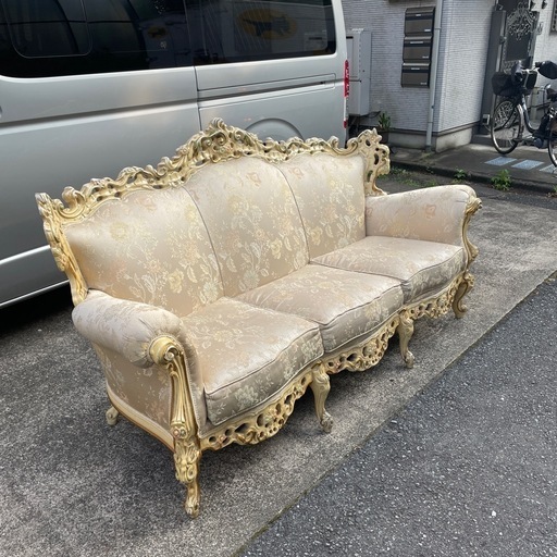 アンティーク　三人掛け　ソファ