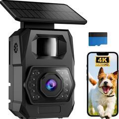 トレイルカメラ　ソーラーパネル付き