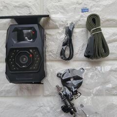 トレイルカメラ　ソーラーパネル付きの画像