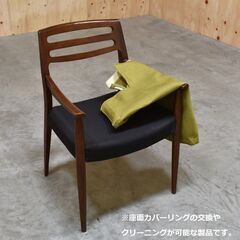 ≪zyt2316ジ≫ カワジュン ケユカ カレントアームチェア 座面布張り/グリーン系 河淳/KAWAJUN/KEYUCA/ダイニングチェア/中古家具/宮城県仙台市 70704-05の画像