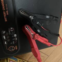 室内のみ使用美品　バッテリー充電器　 原付・オートバイ・軽自動車 バッテリー充電器　BAL 大橋産業 1734の画像