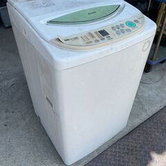 こわれている　洗濯機 サンヨー ASW-B60V WG