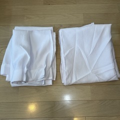 ニトリ カーテン レース セットネイビー　 の画像