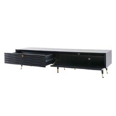 ブラック ローボード ナイトLB 160cm テレビ台 オシャレ