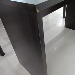 リユースのサカイ栃木店★ジモティ割あり★  学習机 ダークブラウン W100×D44.5×H70 クリーニング済み TC9583の画像