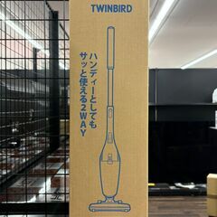 【未使用】ツインバード TC-5122BL サイクロンスティック型クリーナー【ハンズクラフト佐賀】の画像