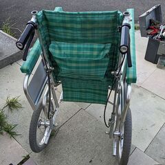 介助用フルフラットリクライニング車椅子（003）の画像