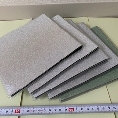 ［中古／未使用］フィルム粘着式 ポケットアルバム（５冊セット）の画像