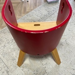Carota-mini カロタ・ミニ キッズチェア ベビーチェア レッドの画像