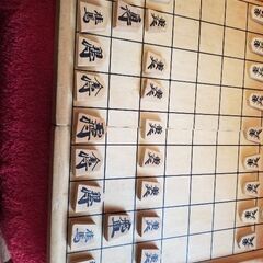 将棋、将棋盤セット　木製の画像