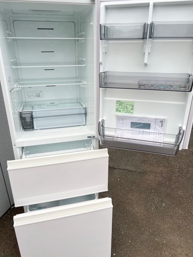 美品■東芝 2022年製 356L 3ドア冷凍冷蔵庫 GR-T36SC(WT)■TOSHIBA VEGETA 自動製氷機能付 3段冷凍室■3ドア冷蔵庫 2～3人用 中型冷蔵庫
