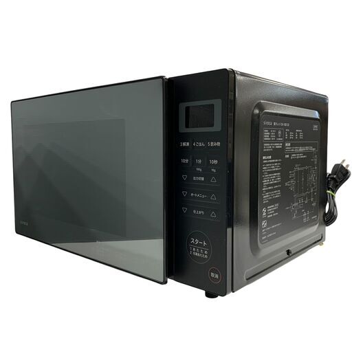 25C296_ジ5【2022年製】siroca シロカ 電子レンジ SX-18D132 50