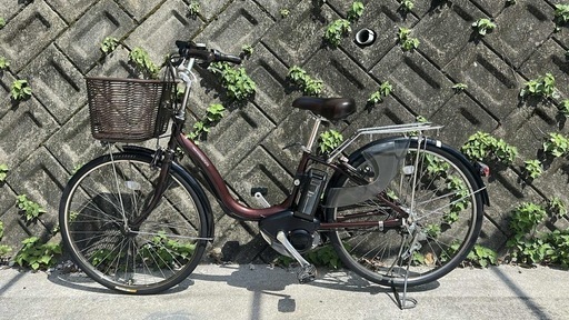 ヤマハ電動自転車　バッテリー12.3ah