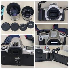 Canon一眼レフフィルムカメラ（ズームレンズ２本付）の画像