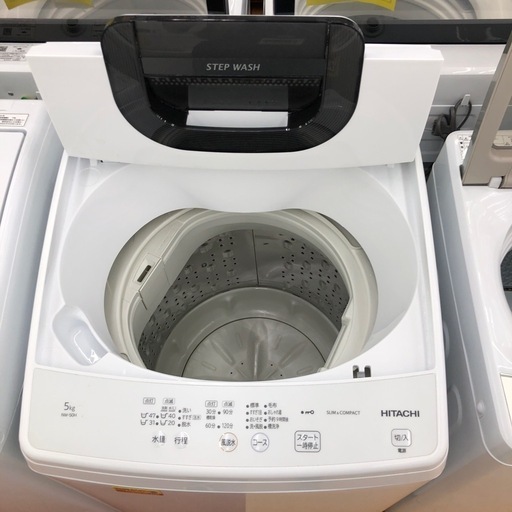 ★ジモティー割引有★5kg洗濯機/日立/NW-50H/2023年製/中古品《尼崎市/リサイクルショップドリーム次屋店》