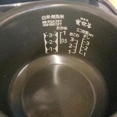 0706-412 三菱　炭炊釜　IH炊飯ジャー　NJ-SV06Rの画像