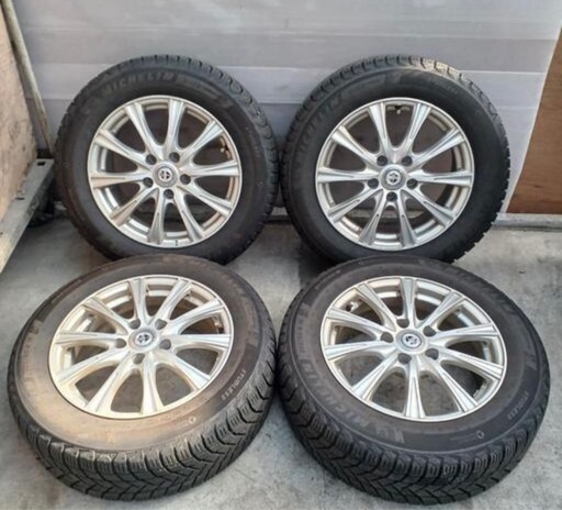 205/60R16インチホイール付きスタッドレスタイヤ4本セット (ダイ