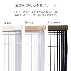 犬 ケージ 木製風 ペットサークル 幅120cm×奥行66.5cm PWSR-1260Lの画像