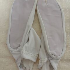 ⑫24.5㎝　やわらかい生地の足袋　白の画像