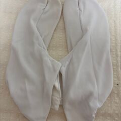 ⑫24.5㎝　やわらかい生地の足袋　白の画像