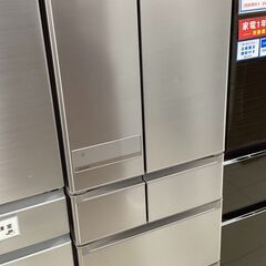 【6ヵ月保証】6ドア冷蔵庫　MITSUBISHI　MR-JX52A-N