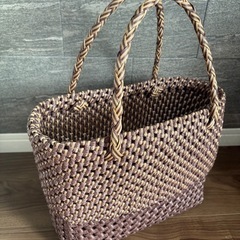 ハンドメイド　クラフトバンドバックの画像
