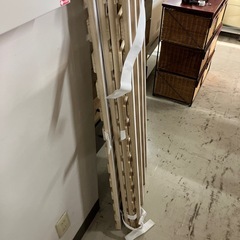 2507-166 4つ折り ダブルサイズ すのこ キズ汚れ有りの画像